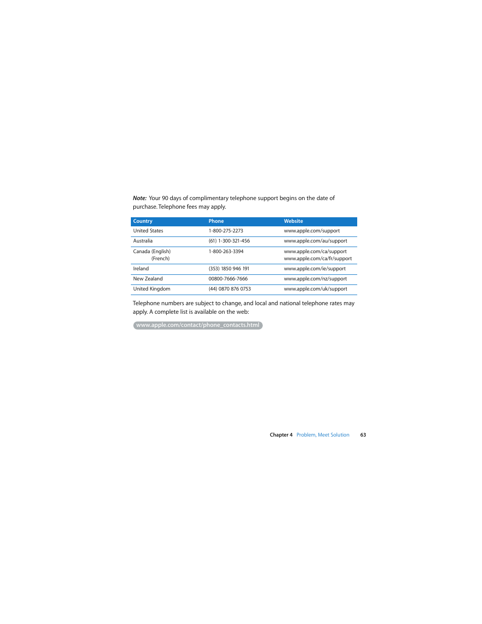 Apple MacBook Pro (13-inch, Mid 2009) User Manual | Page 63 / 88