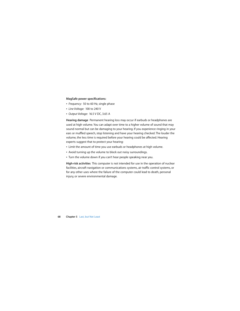 Apple MacBook Pro (13-inch, Mid 2009) User Manual | Page 68 / 88