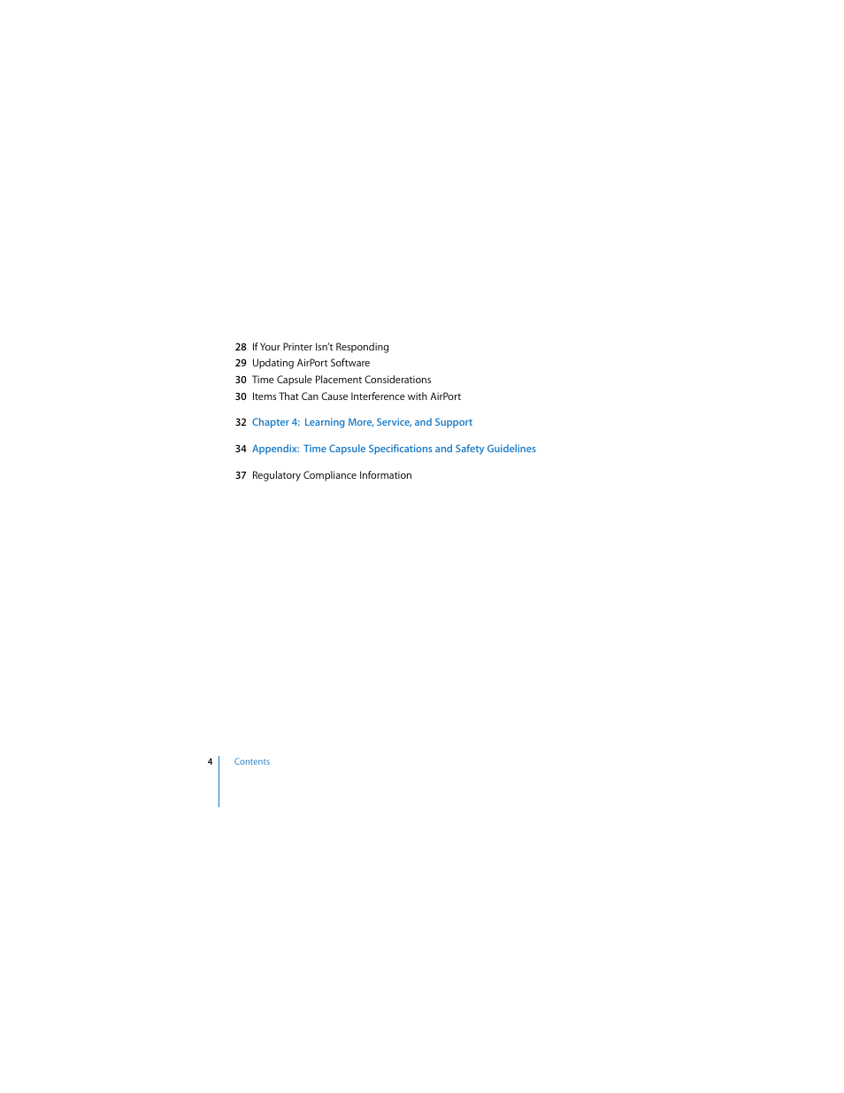Apple AirPort Time Capsule 802.11n (3rd Generation) User Manual | Page 4 / 40
