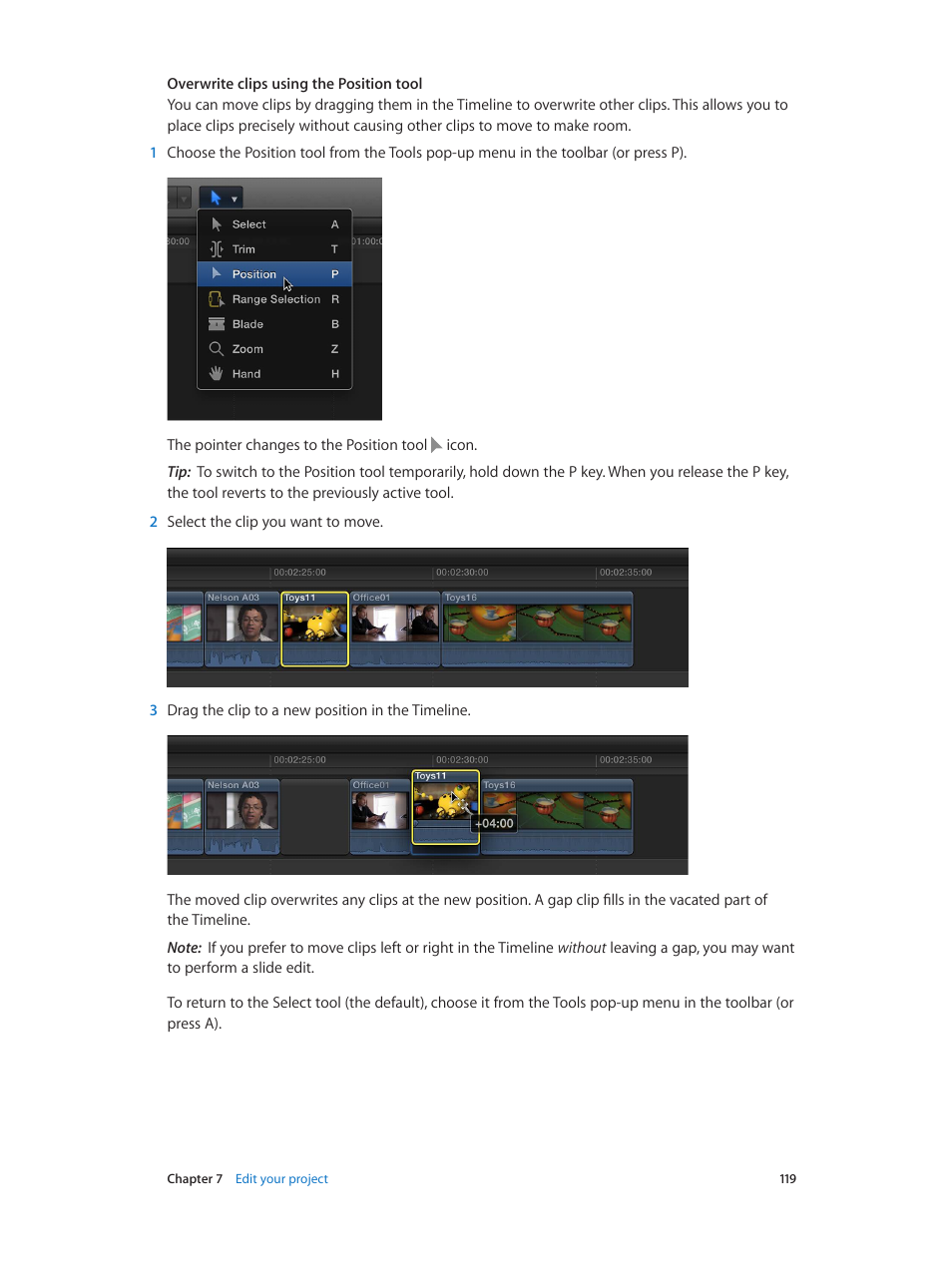 Apple Final Cut Pro X (10.1.2) User Manual | Page 119 / 495