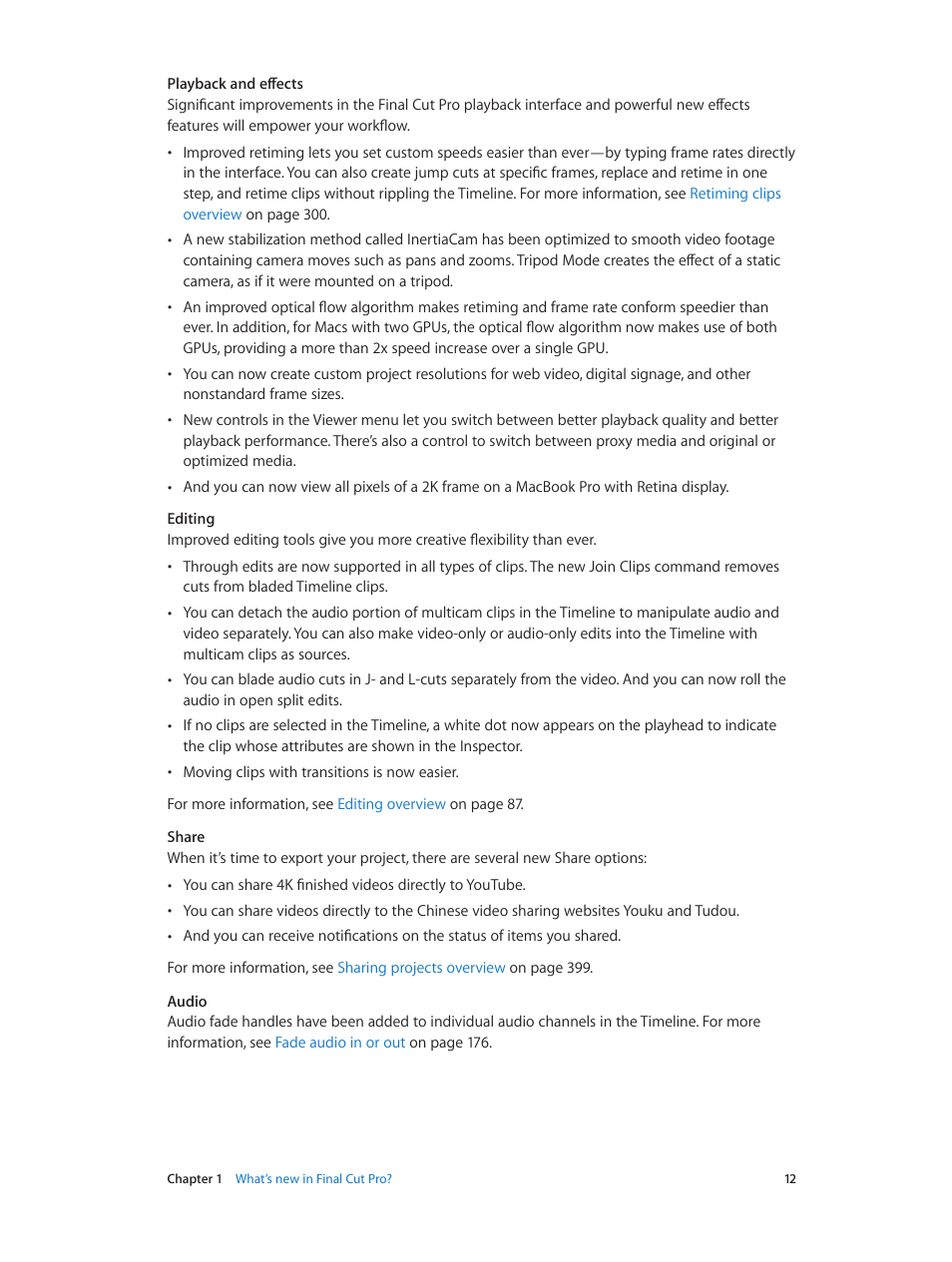 Apple Final Cut Pro X (10.1.2) User Manual | Page 12 / 495