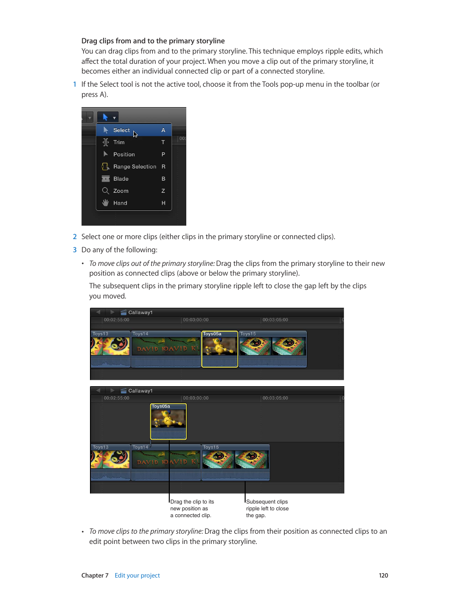 Apple Final Cut Pro X (10.1.2) User Manual | Page 120 / 495