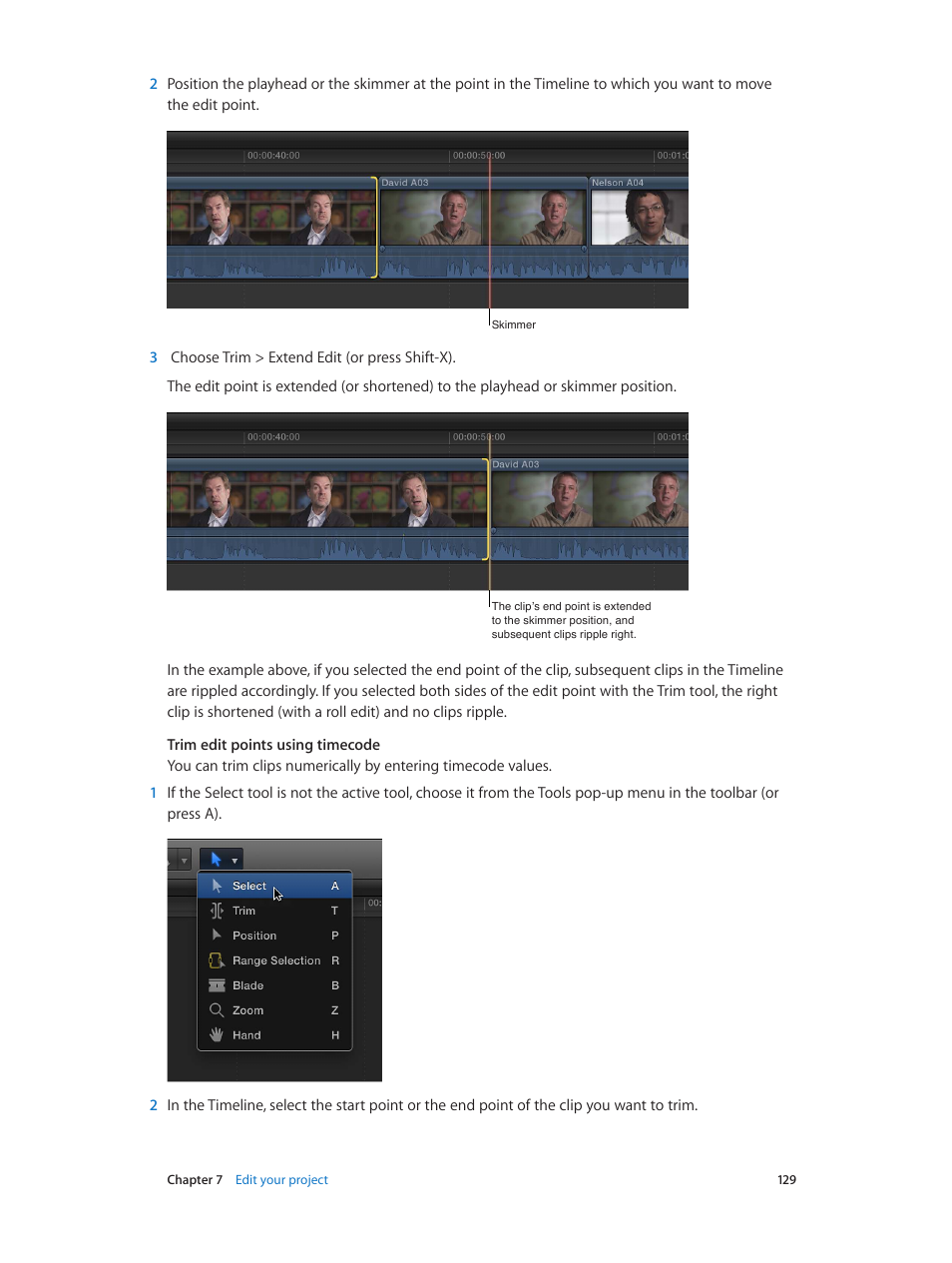 Apple Final Cut Pro X (10.1.2) User Manual | Page 129 / 495