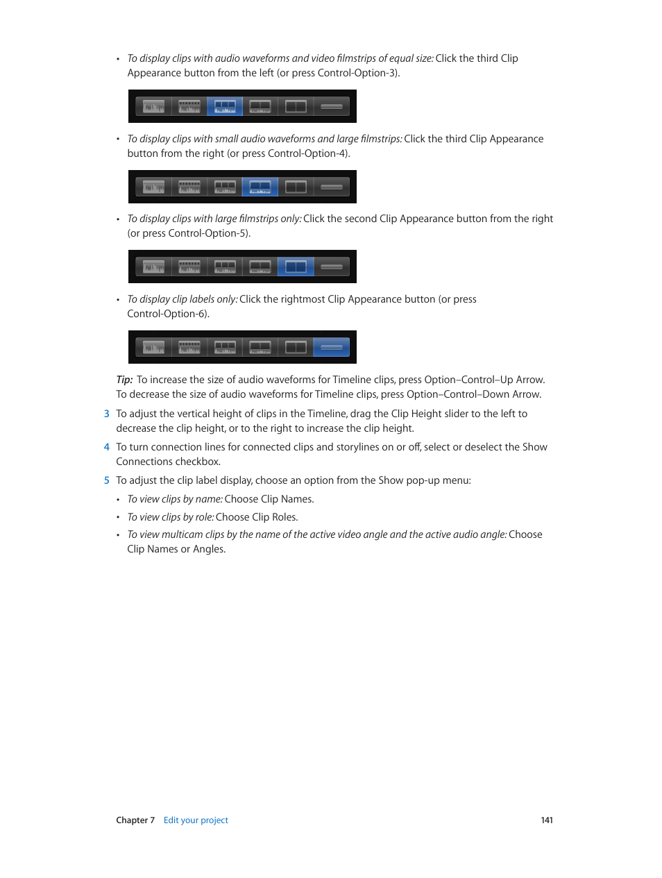 Apple Final Cut Pro X (10.1.2) User Manual | Page 141 / 495