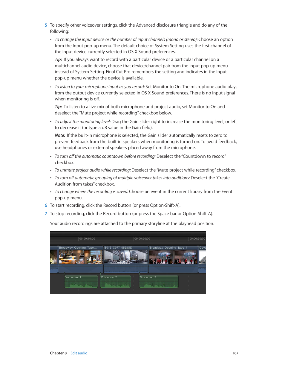 Apple Final Cut Pro X (10.1.2) User Manual | Page 167 / 495