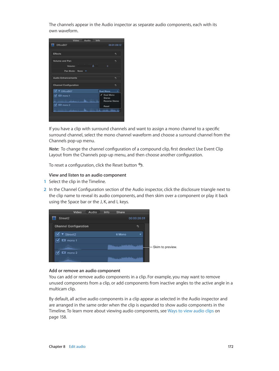 Apple Final Cut Pro X (10.1.2) User Manual | Page 172 / 495