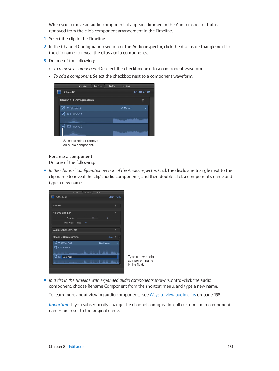 Apple Final Cut Pro X (10.1.2) User Manual | Page 173 / 495