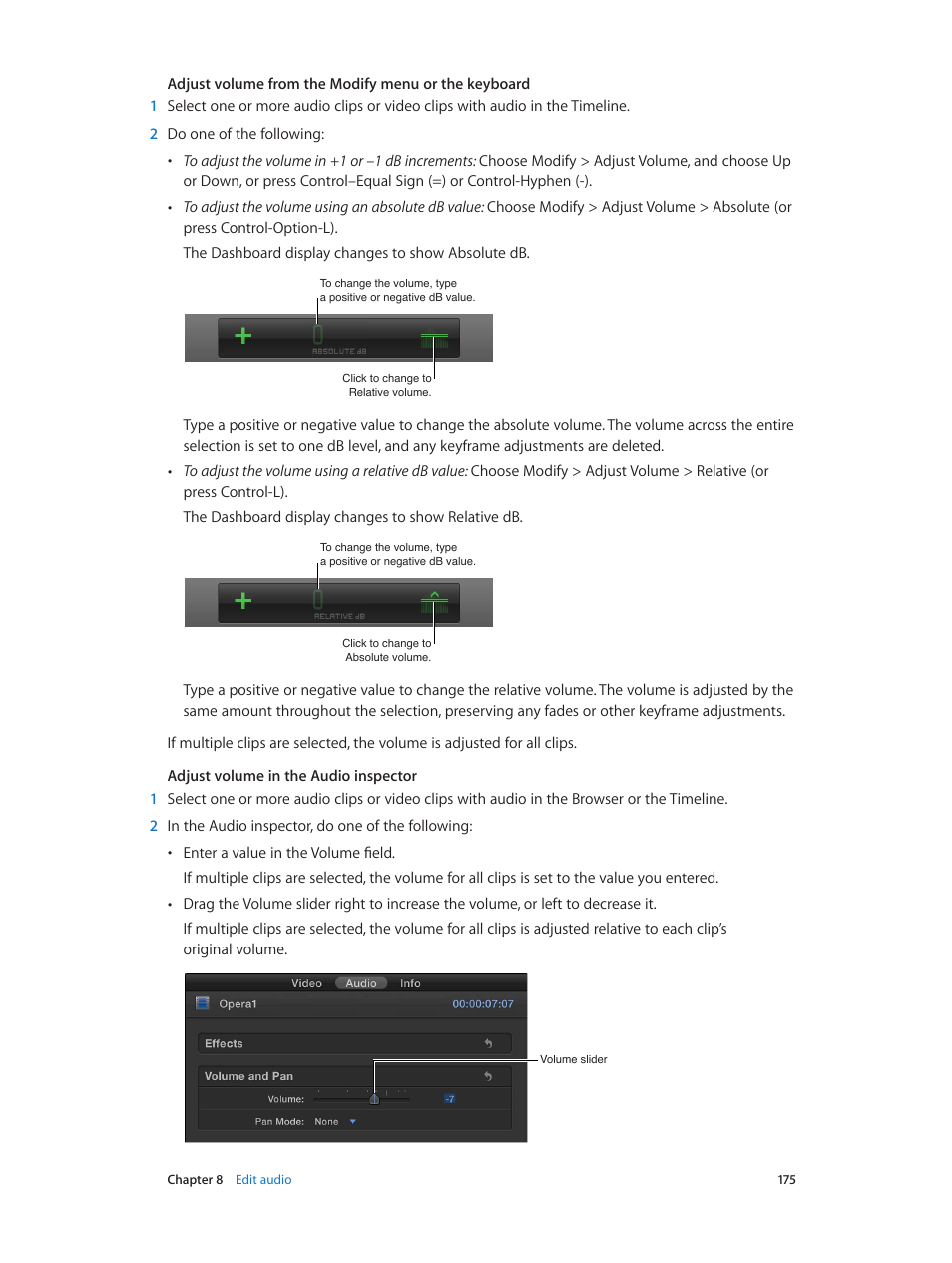 Apple Final Cut Pro X (10.1.2) User Manual | Page 175 / 495