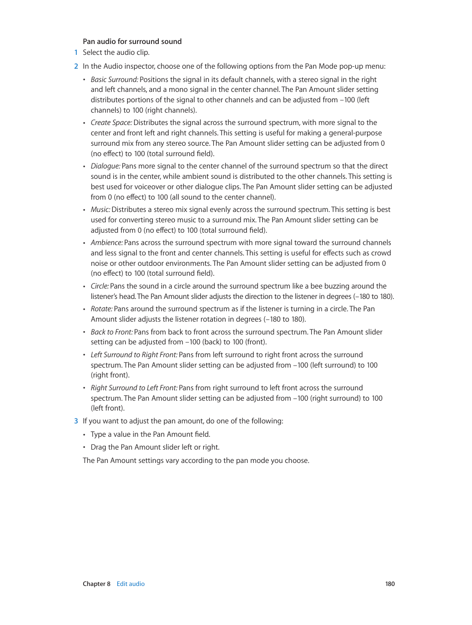 Apple Final Cut Pro X (10.1.2) User Manual | Page 180 / 495
