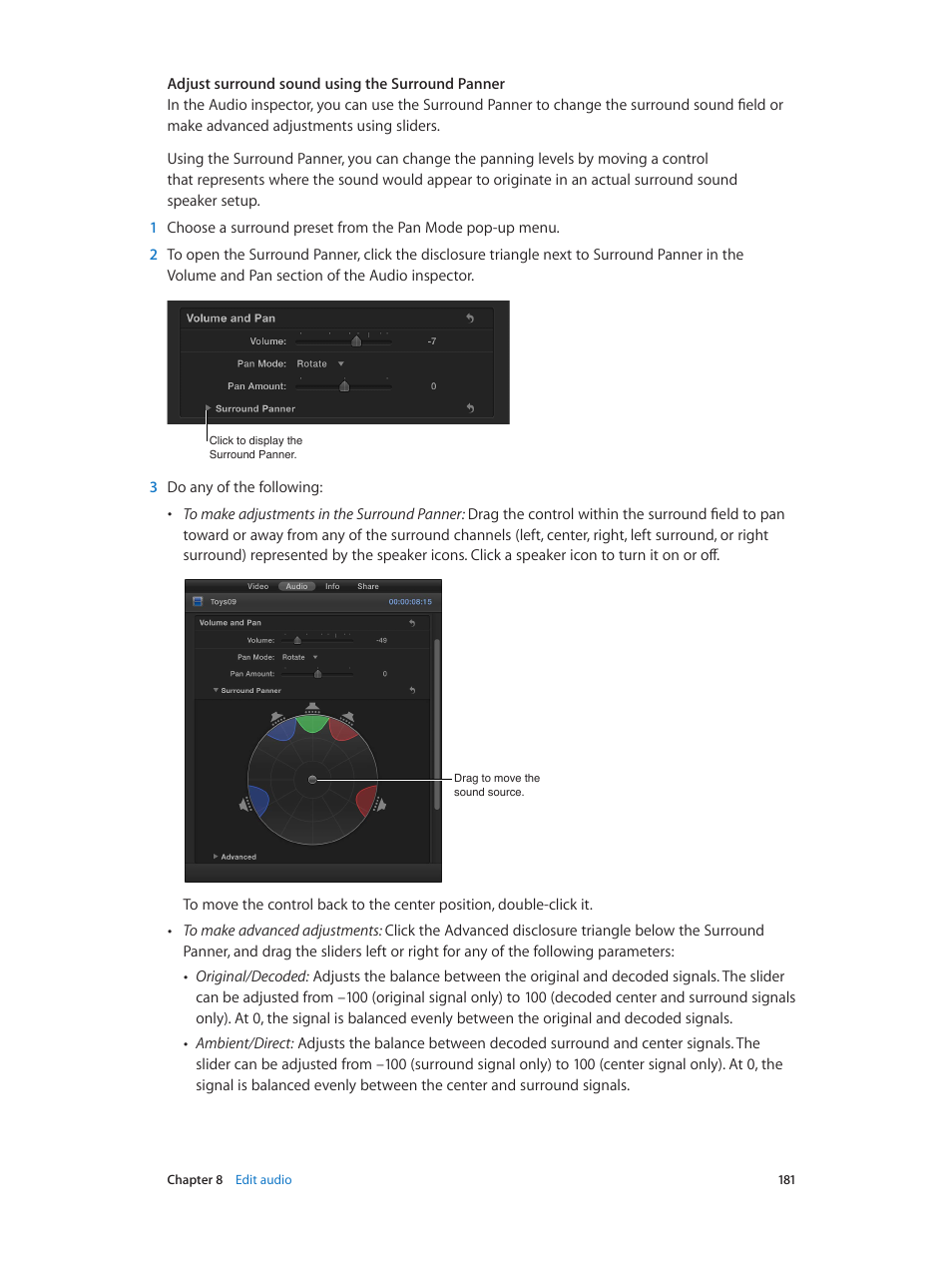 Apple Final Cut Pro X (10.1.2) User Manual | Page 181 / 495