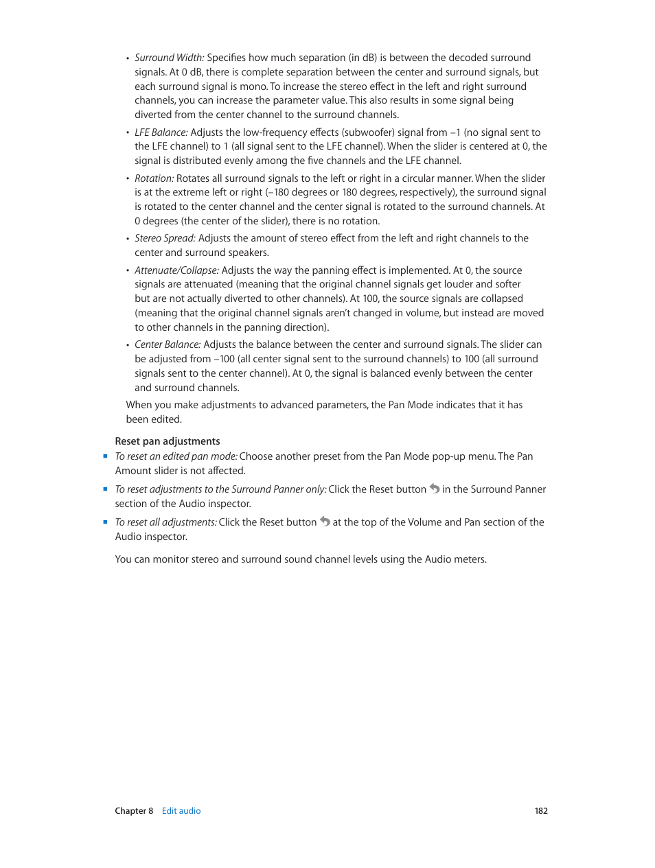Apple Final Cut Pro X (10.1.2) User Manual | Page 182 / 495