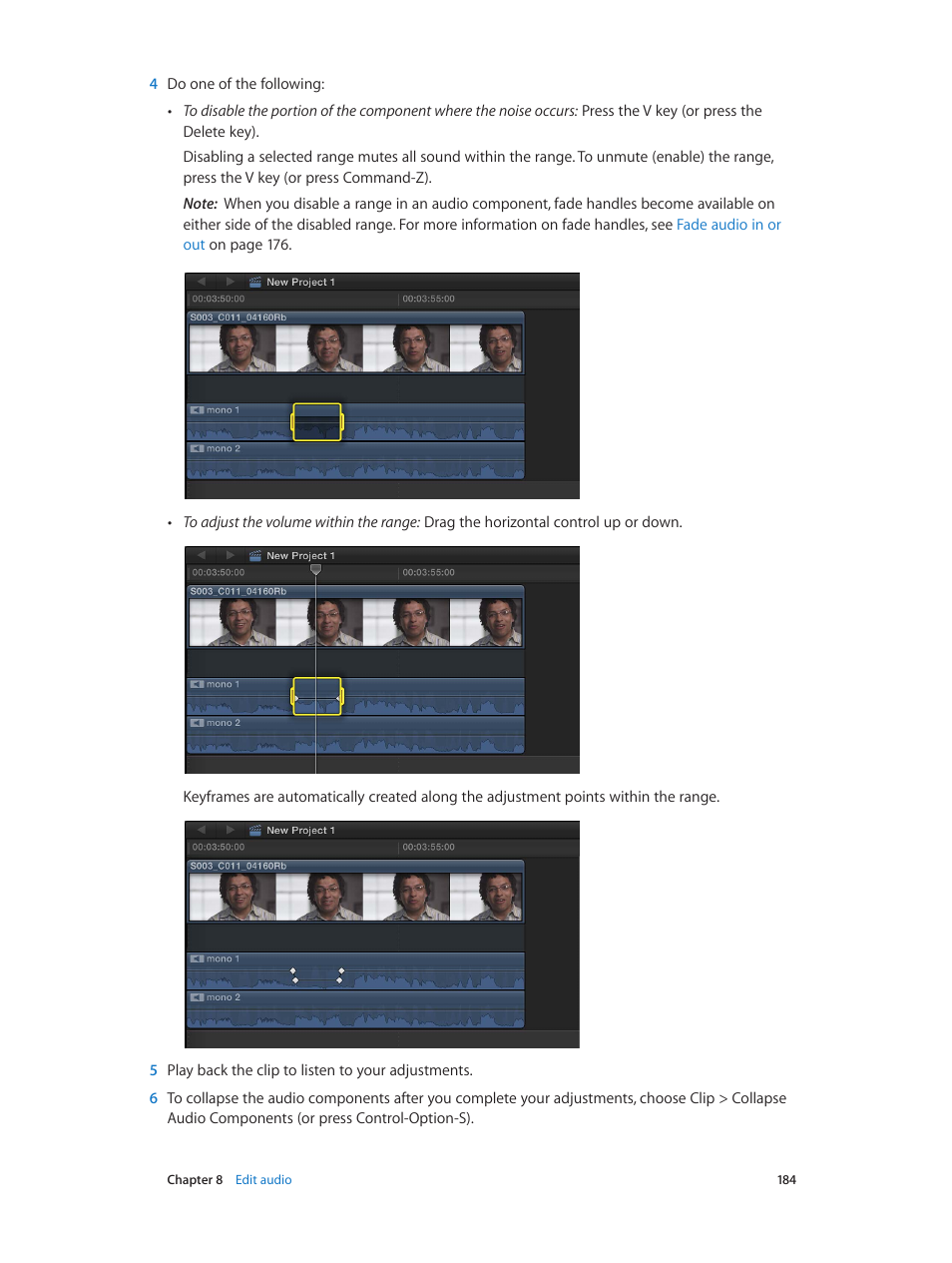 Apple Final Cut Pro X (10.1.2) User Manual | Page 184 / 495
