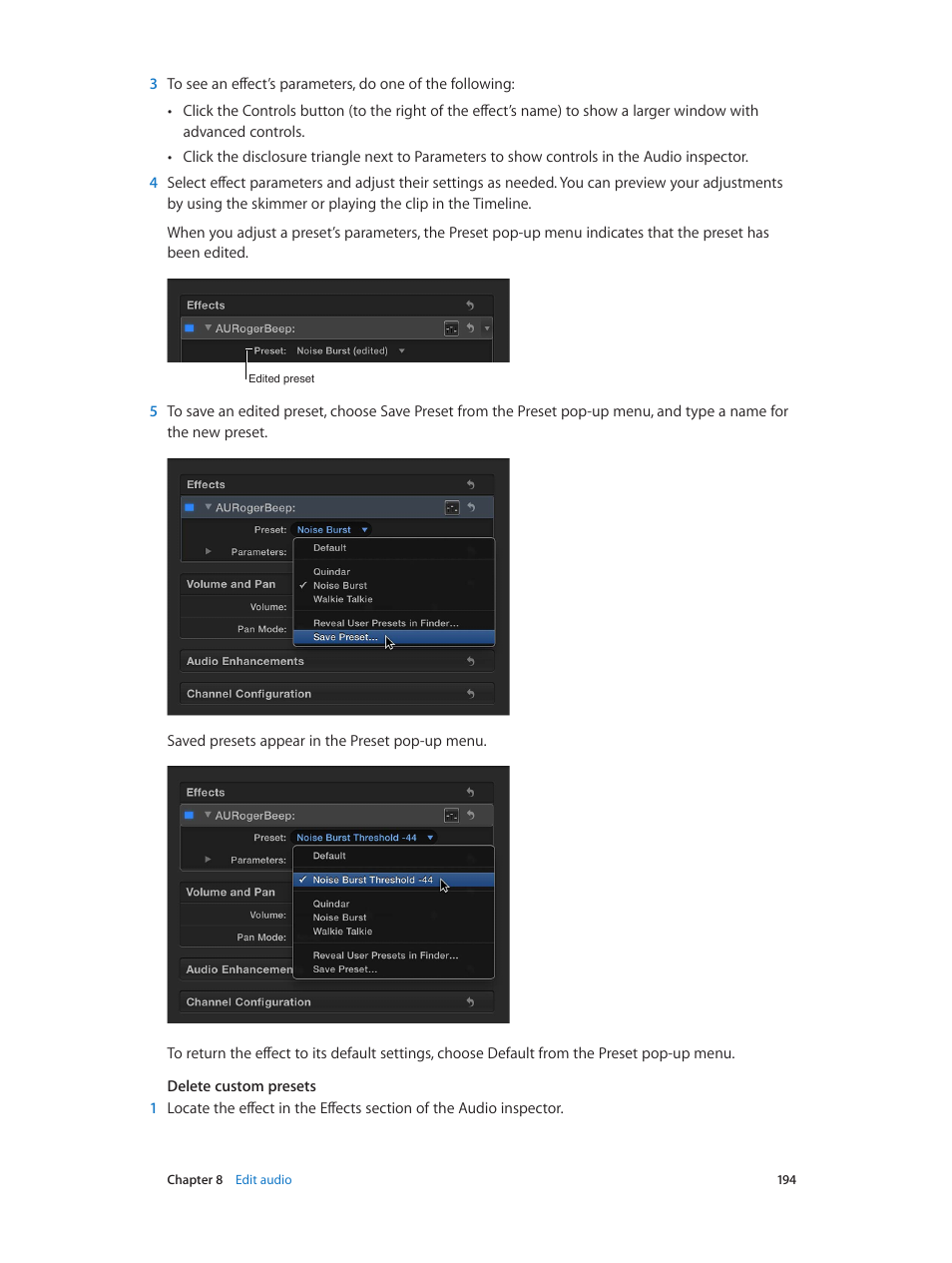 Apple Final Cut Pro X (10.1.2) User Manual | Page 194 / 495