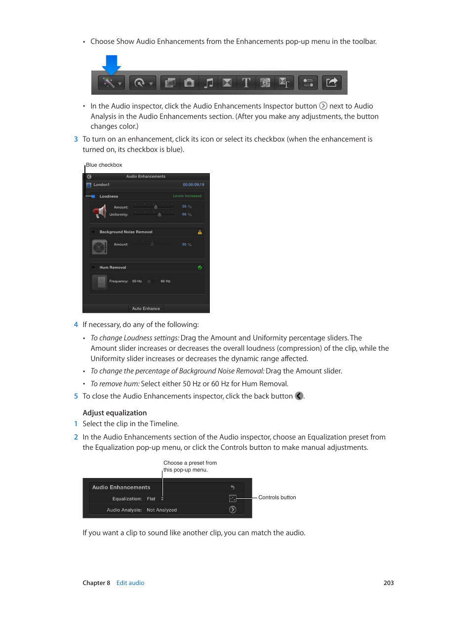 Apple Final Cut Pro X (10.1.2) User Manual | Page 203 / 495