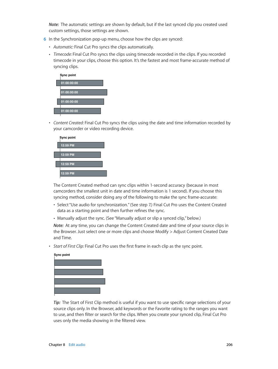 Apple Final Cut Pro X (10.1.2) User Manual | Page 206 / 495
