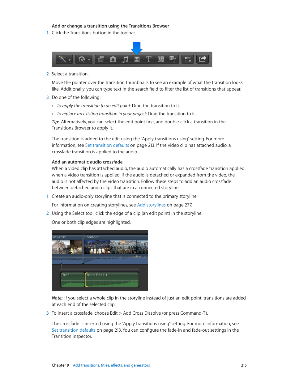 Apple Final Cut Pro X (10.1.2) User Manual | Page 215 / 495