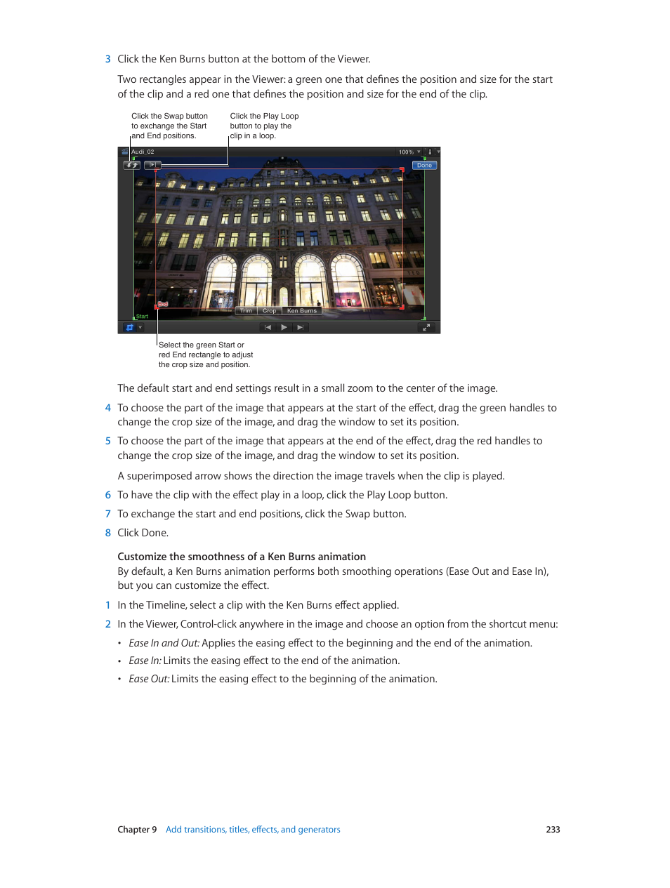 Apple Final Cut Pro X (10.1.2) User Manual | Page 233 / 495
