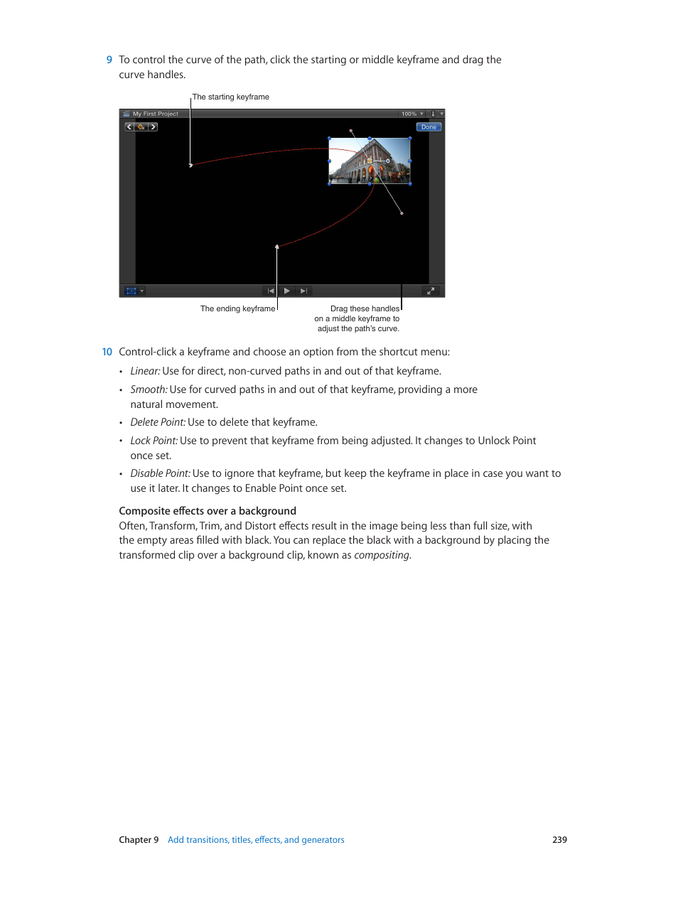 Apple Final Cut Pro X (10.1.2) User Manual | Page 239 / 495