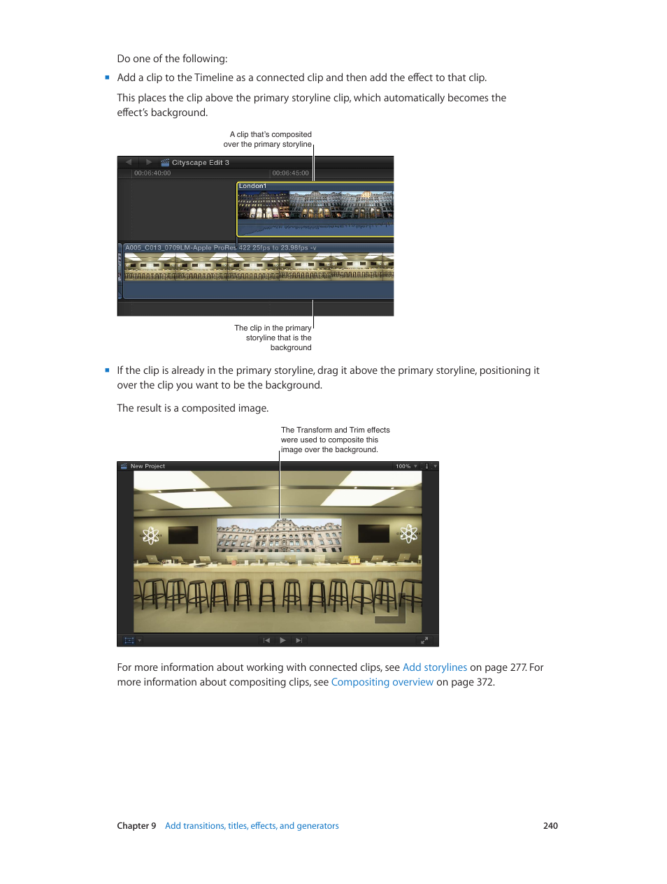 Apple Final Cut Pro X (10.1.2) User Manual | Page 240 / 495