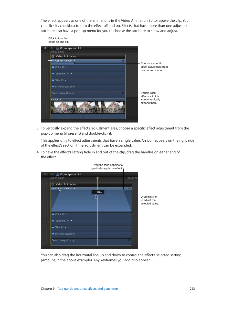 Apple Final Cut Pro X (10.1.2) User Manual | Page 243 / 495