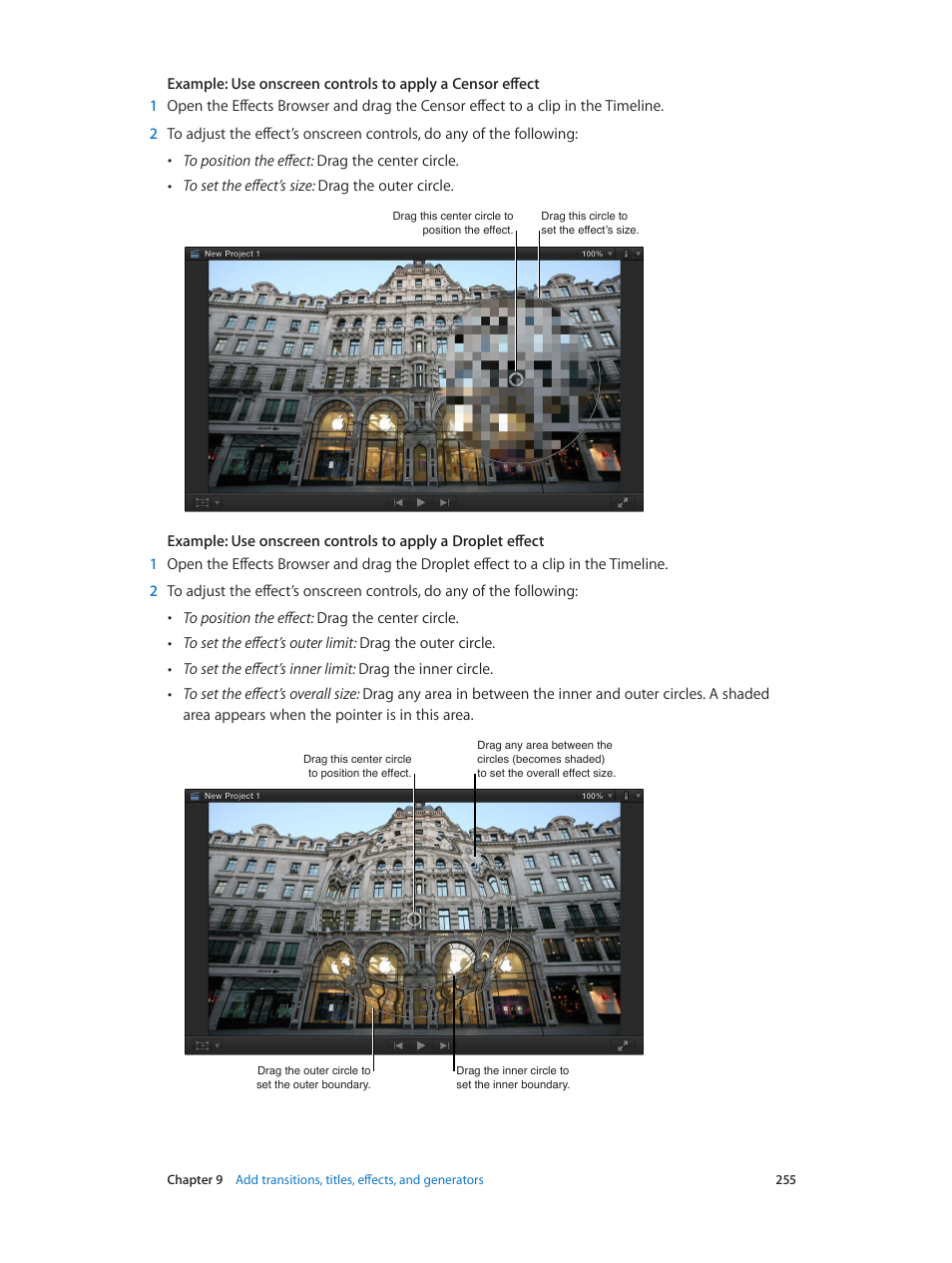 Apple Final Cut Pro X (10.1.2) User Manual | Page 255 / 495