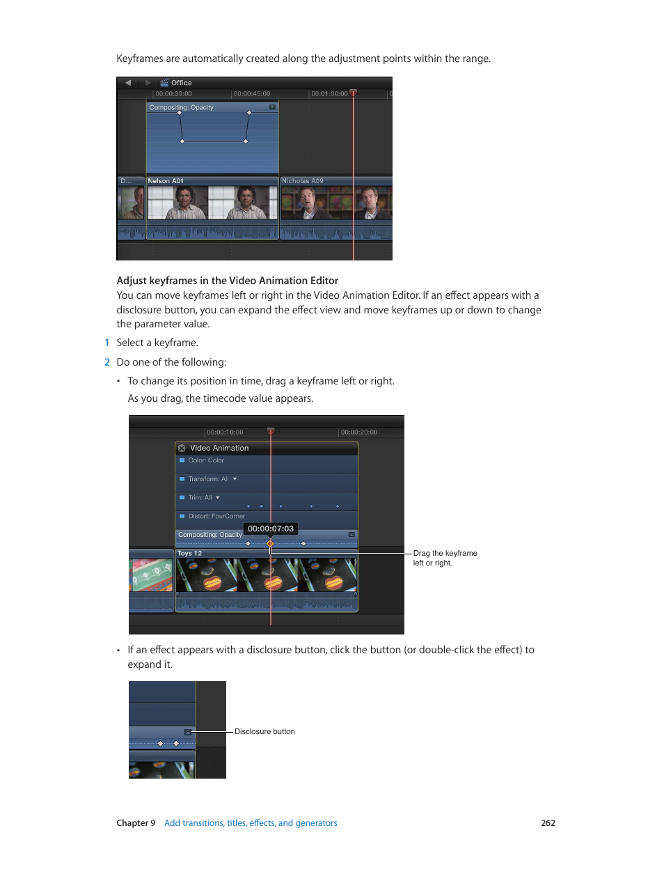 Apple Final Cut Pro X (10.1.2) User Manual | Page 262 / 495