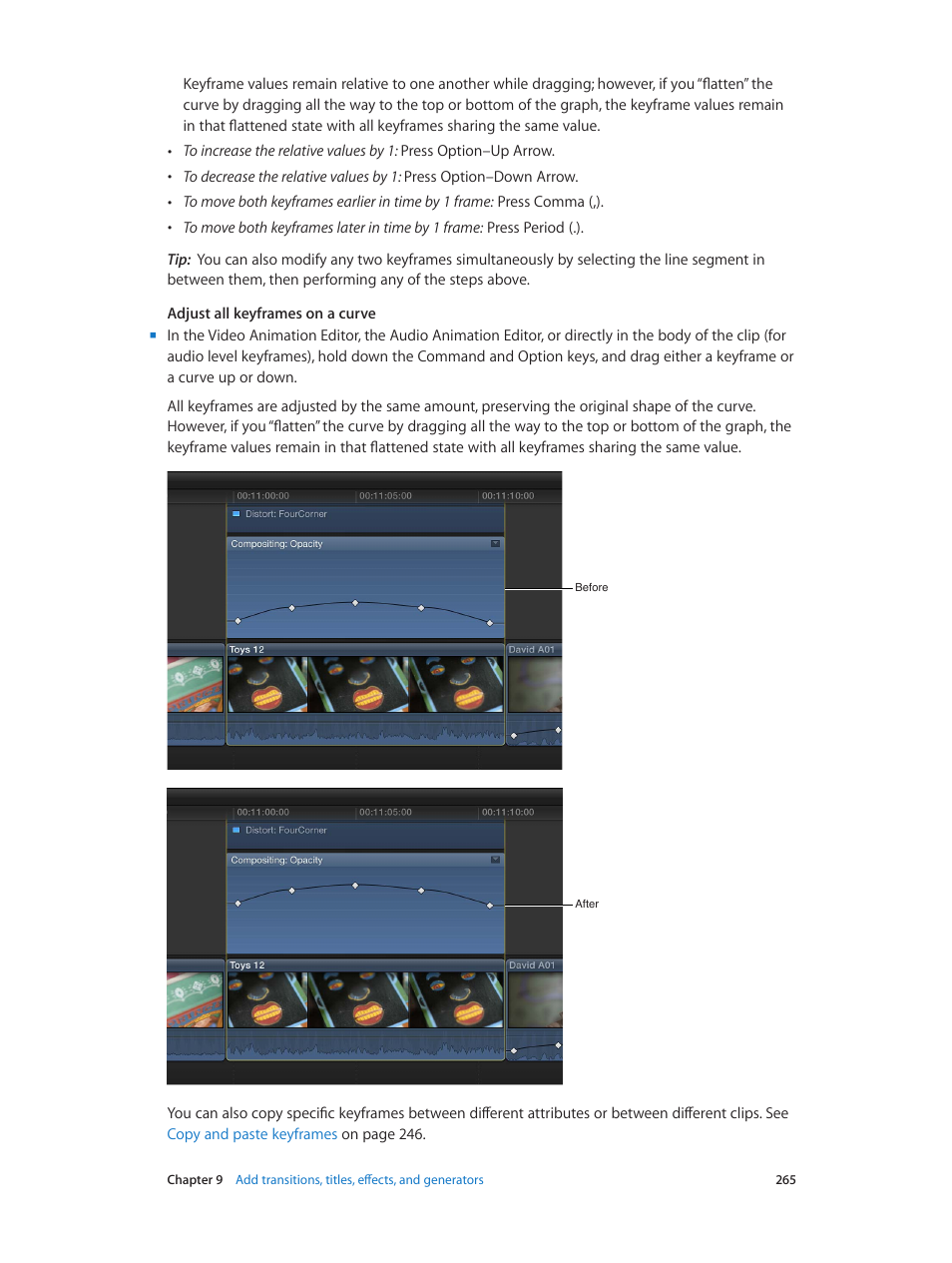 Apple Final Cut Pro X (10.1.2) User Manual | Page 265 / 495
