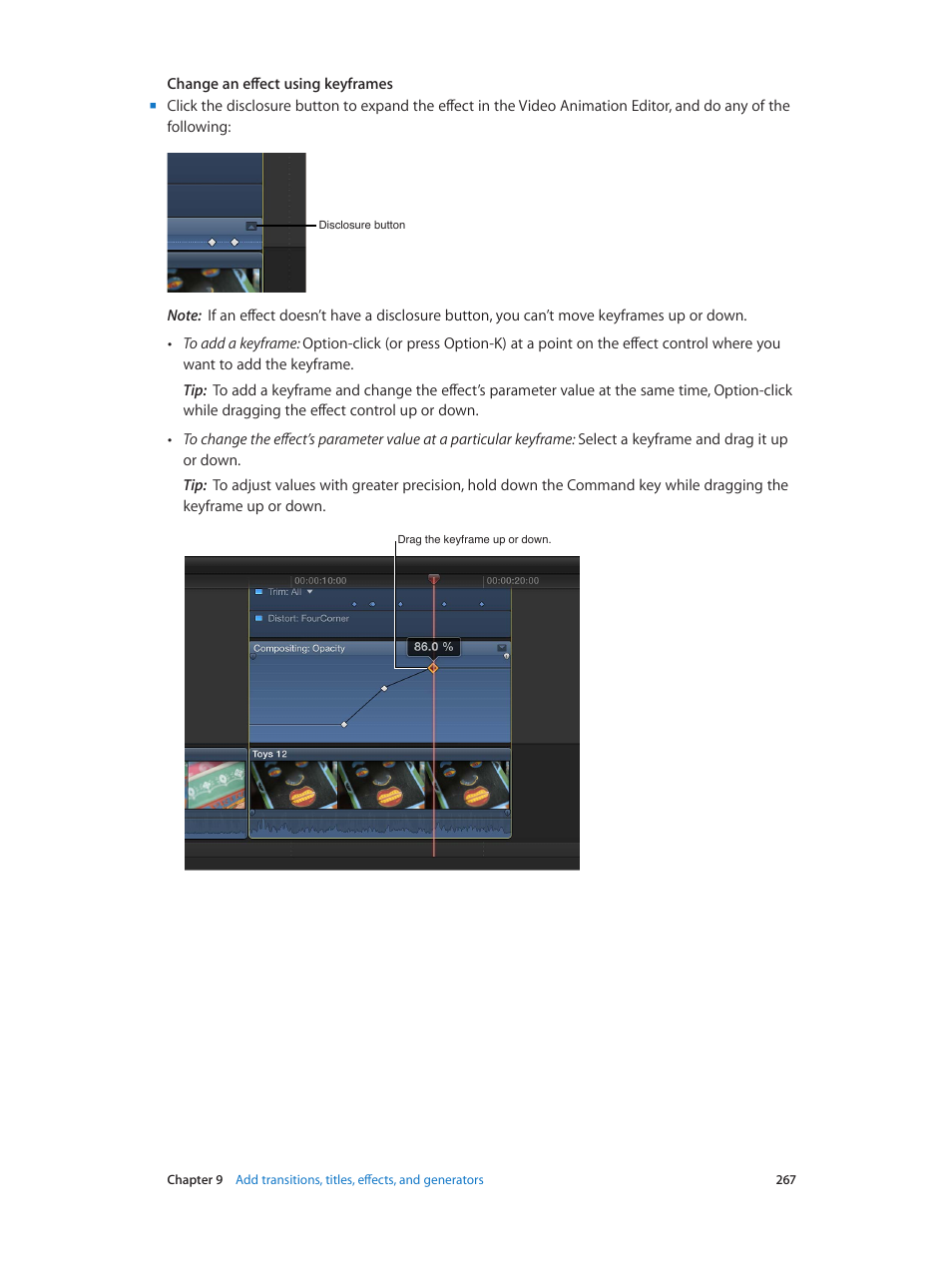Apple Final Cut Pro X (10.1.2) User Manual | Page 267 / 495