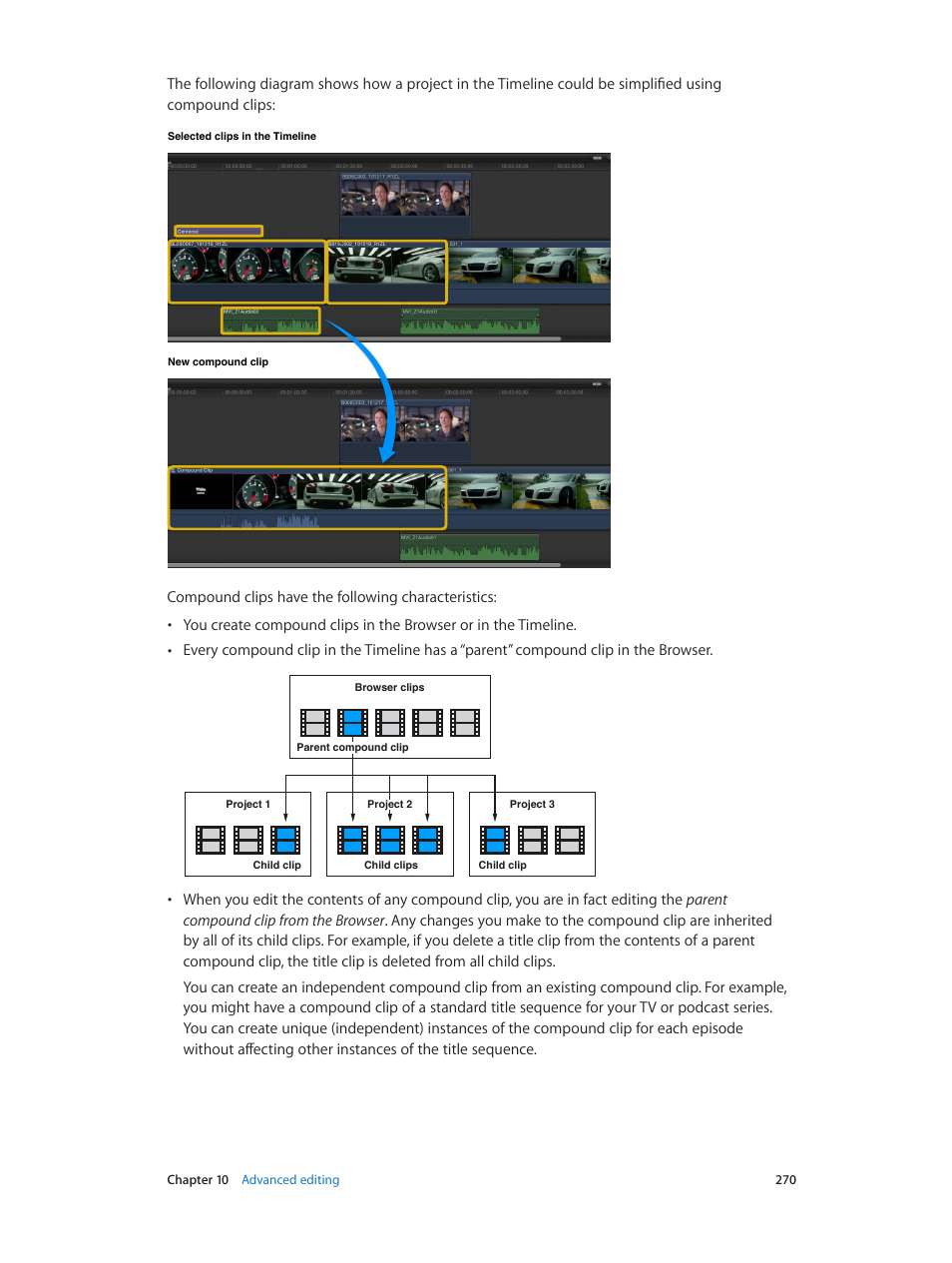 Apple Final Cut Pro X (10.1.2) User Manual | Page 270 / 495