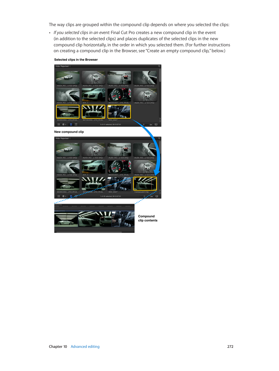 Apple Final Cut Pro X (10.1.2) User Manual | Page 272 / 495