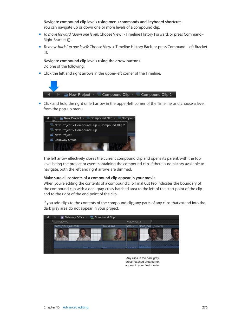 Apple Final Cut Pro X (10.1.2) User Manual | Page 276 / 495