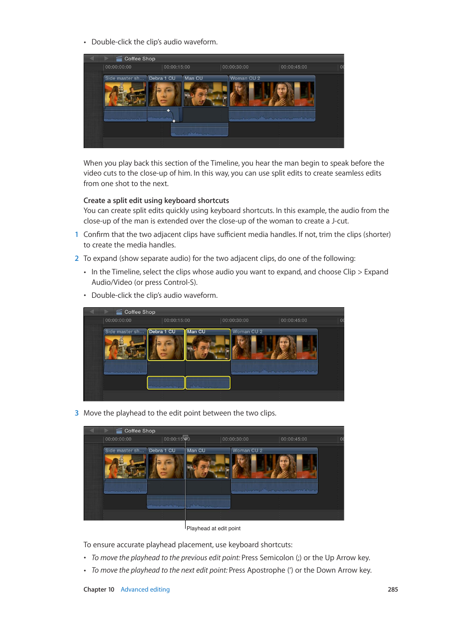 Apple Final Cut Pro X (10.1.2) User Manual | Page 285 / 495