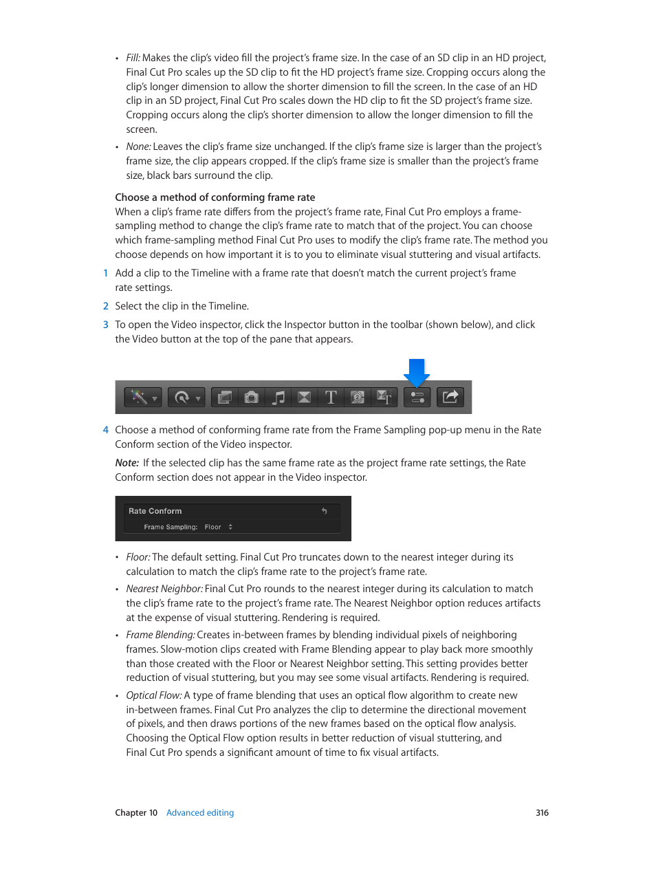Apple Final Cut Pro X (10.1.2) User Manual | Page 316 / 495