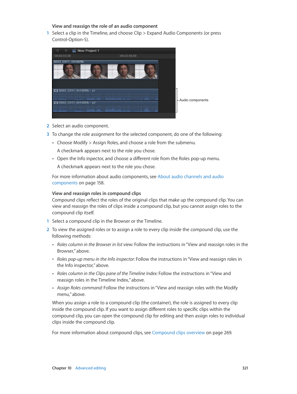Apple Final Cut Pro X (10.1.2) User Manual | Page 321 / 495