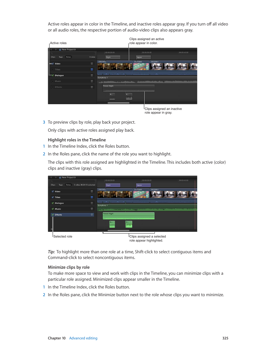 Apple Final Cut Pro X (10.1.2) User Manual | Page 325 / 495