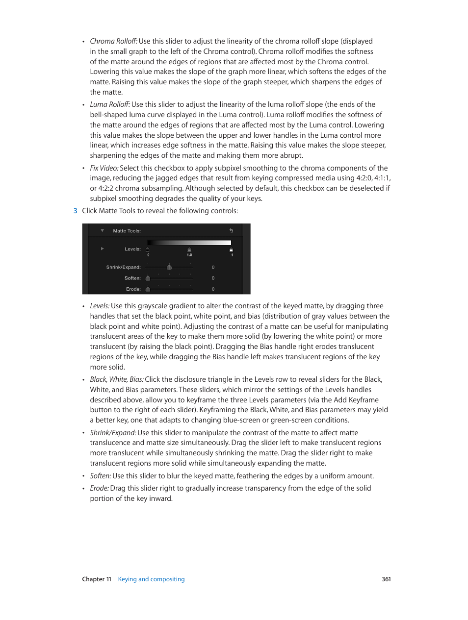 Apple Final Cut Pro X (10.1.2) User Manual | Page 361 / 495