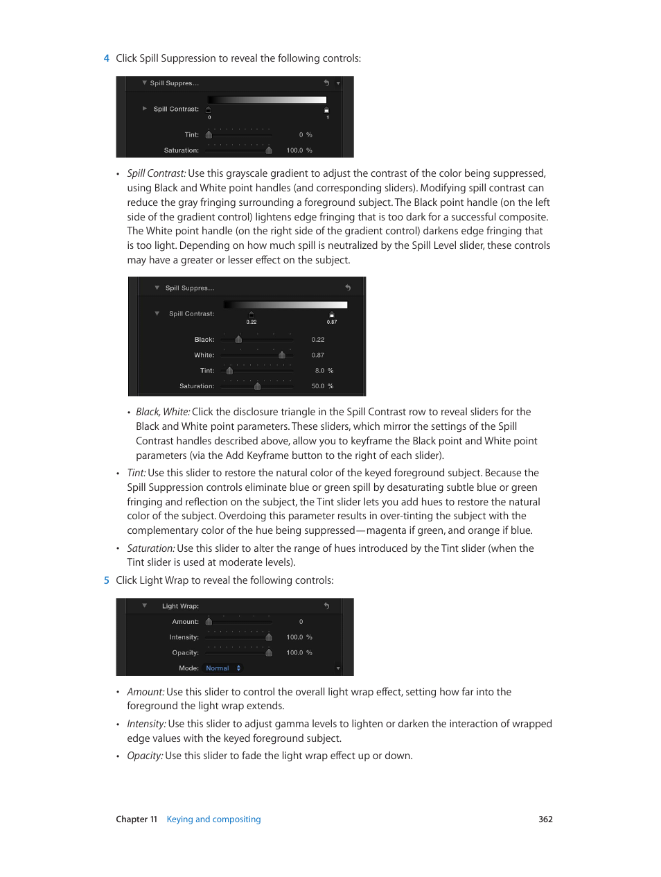 Apple Final Cut Pro X (10.1.2) User Manual | Page 362 / 495