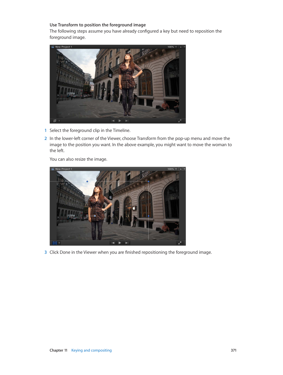 Apple Final Cut Pro X (10.1.2) User Manual | Page 371 / 495