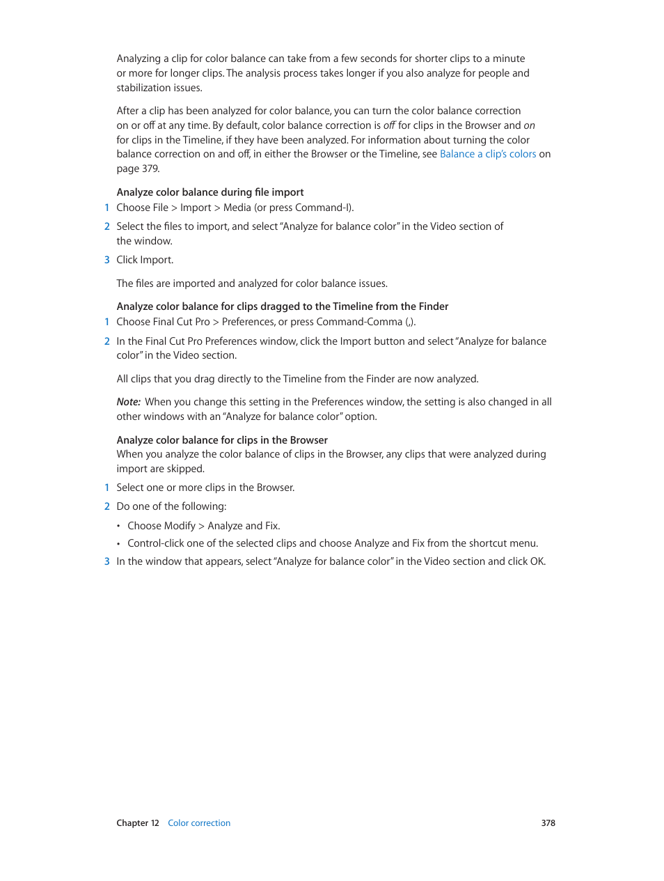 Apple Final Cut Pro X (10.1.2) User Manual | Page 378 / 495