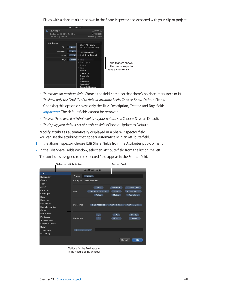 Apple Final Cut Pro X (10.1.2) User Manual | Page 411 / 495