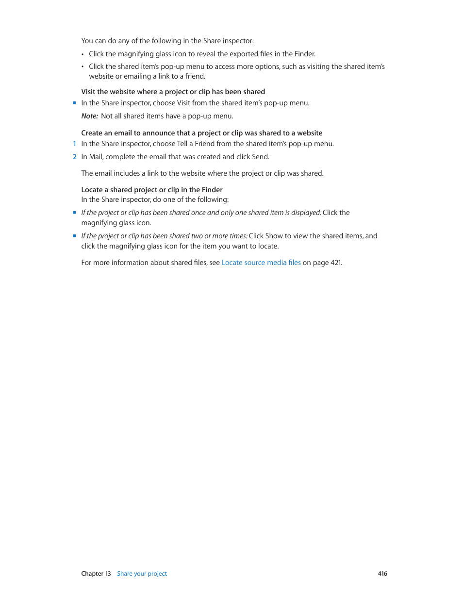 Apple Final Cut Pro X (10.1.2) User Manual | Page 416 / 495