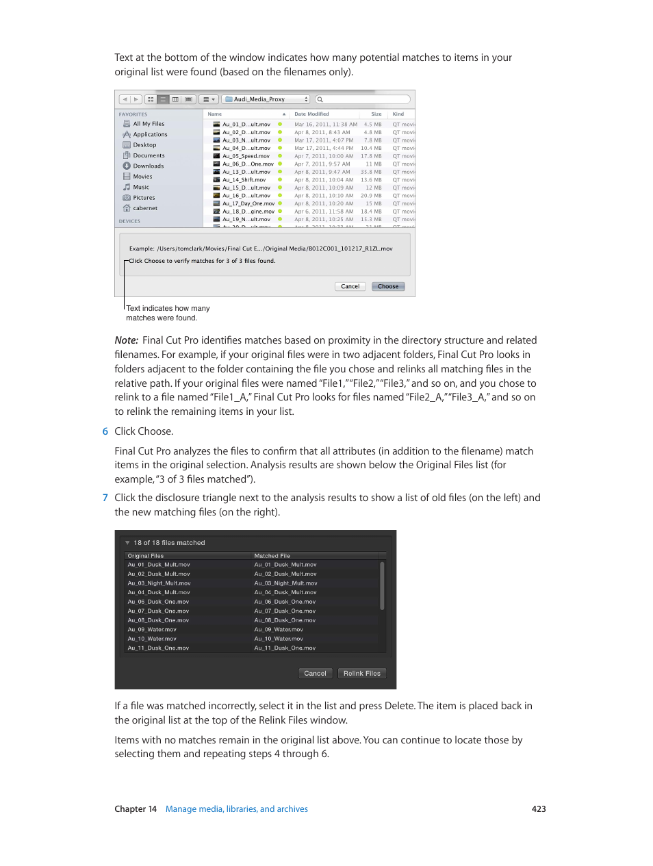 Apple Final Cut Pro X (10.1.2) User Manual | Page 423 / 495