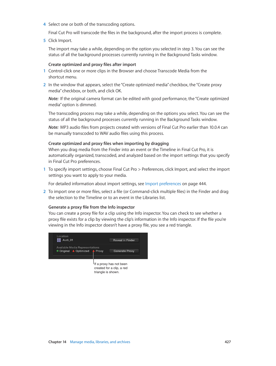 Apple Final Cut Pro X (10.1.2) User Manual | Page 427 / 495