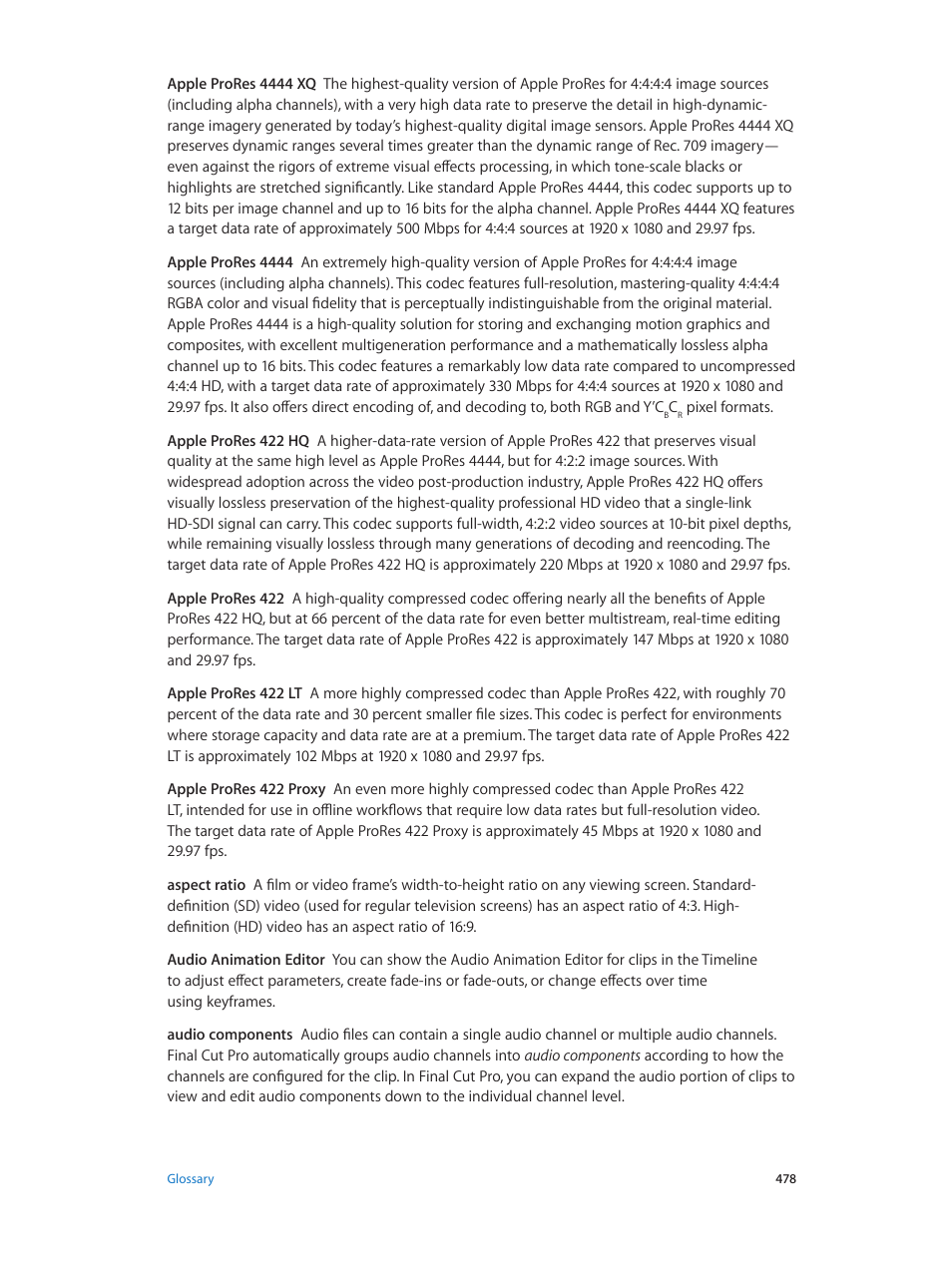 Apple Final Cut Pro X (10.1.2) User Manual | Page 478 / 495