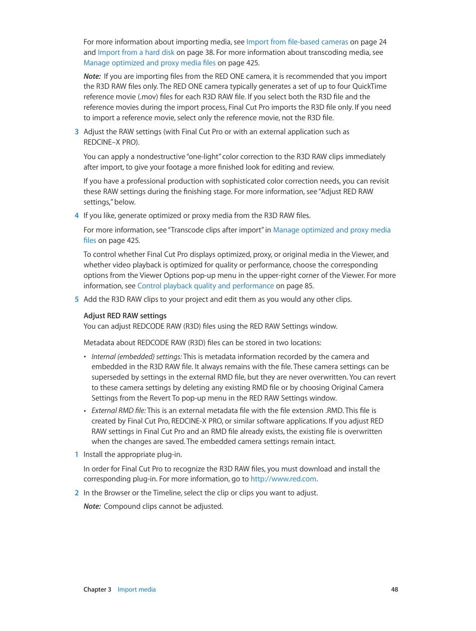 Apple Final Cut Pro X (10.1.2) User Manual | Page 48 / 495