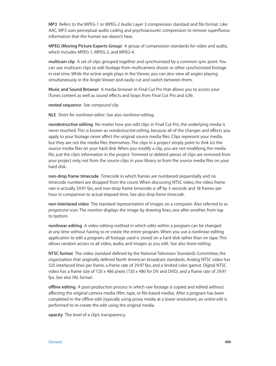 Apple Final Cut Pro X (10.1.2) User Manual | Page 488 / 495