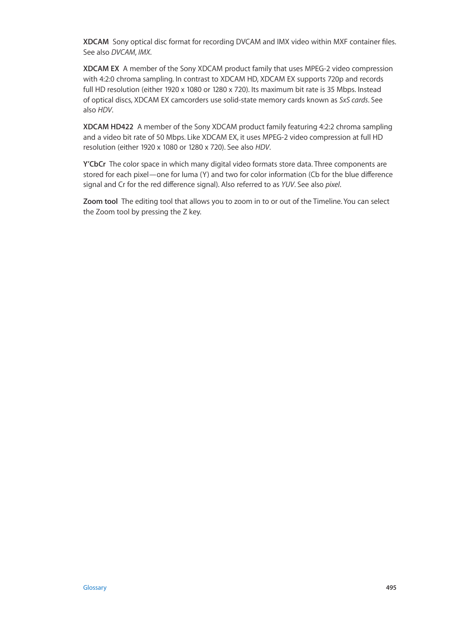 Apple Final Cut Pro X (10.1.2) User Manual | Page 495 / 495