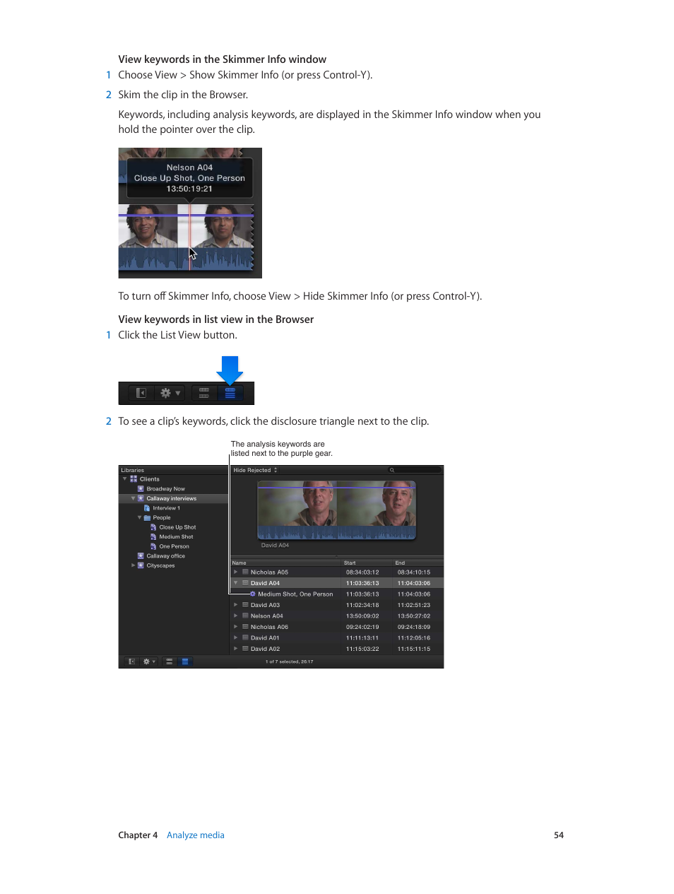 Apple Final Cut Pro X (10.1.2) User Manual | Page 54 / 495