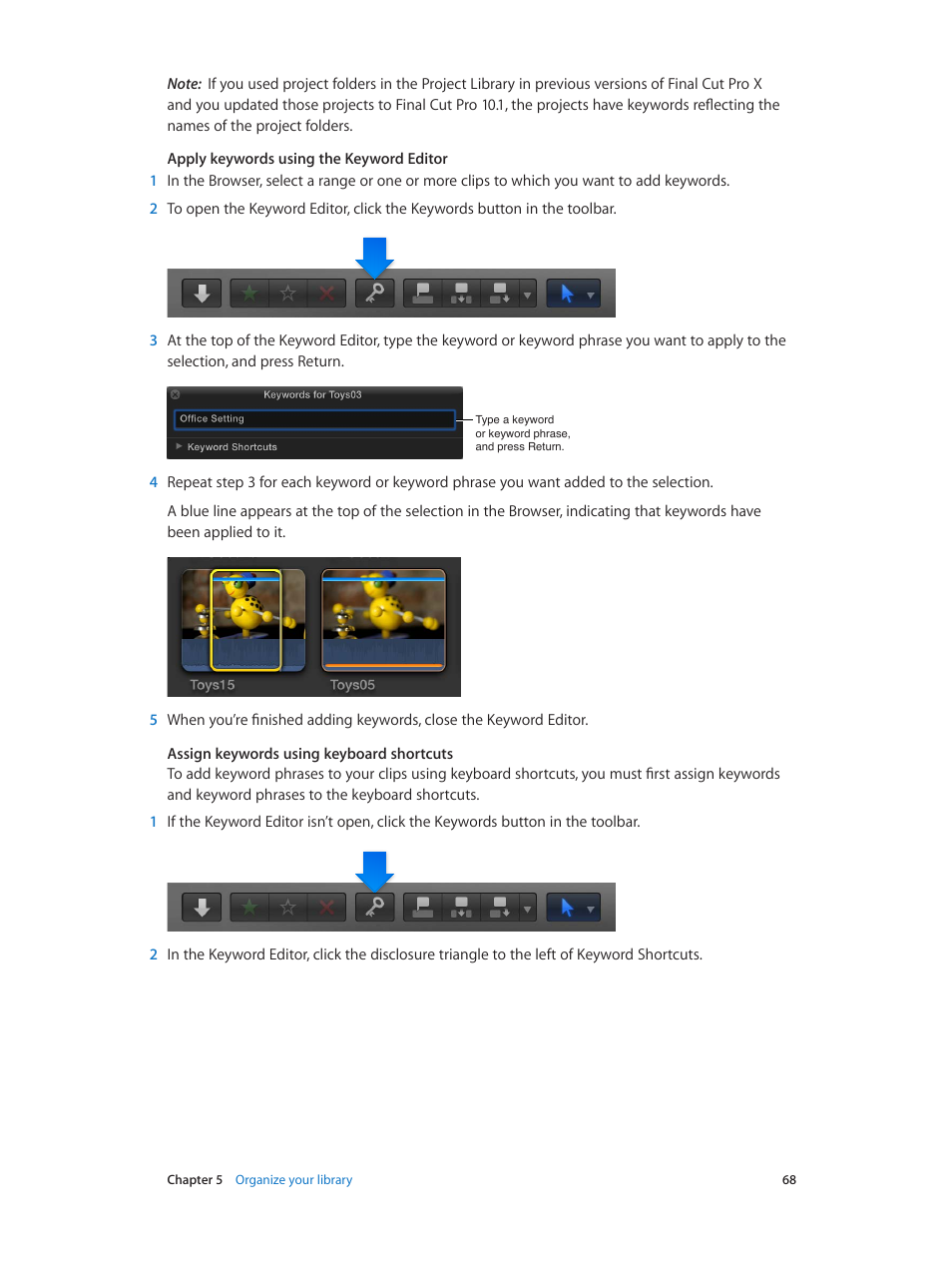 Apple Final Cut Pro X (10.1.2) User Manual | Page 68 / 495