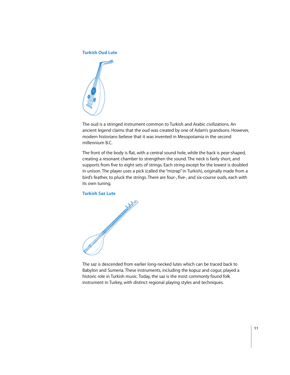 Apple Using the GarageBand Jam Pack: World Music Instruments User Manual | Page 11 / 47